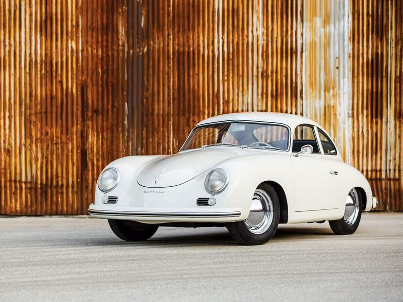 Porsche 356 I, Купе — вид спереди справа