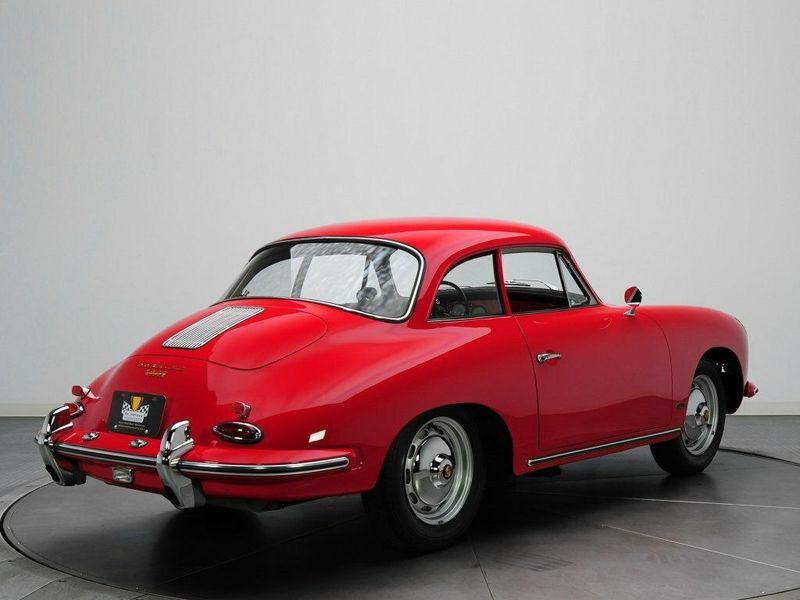 Porsche 356 III (B), Купе — вид сзади справа