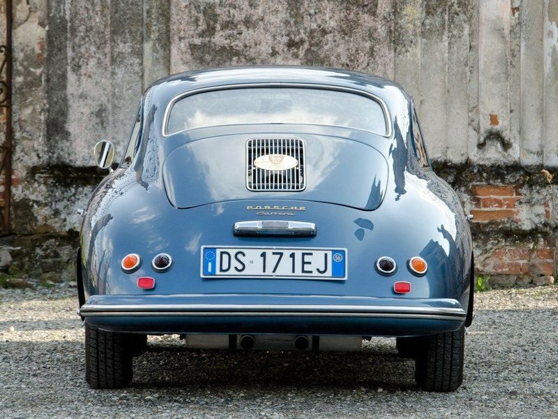 Porsche 356 II (A), Купе — вид сзади