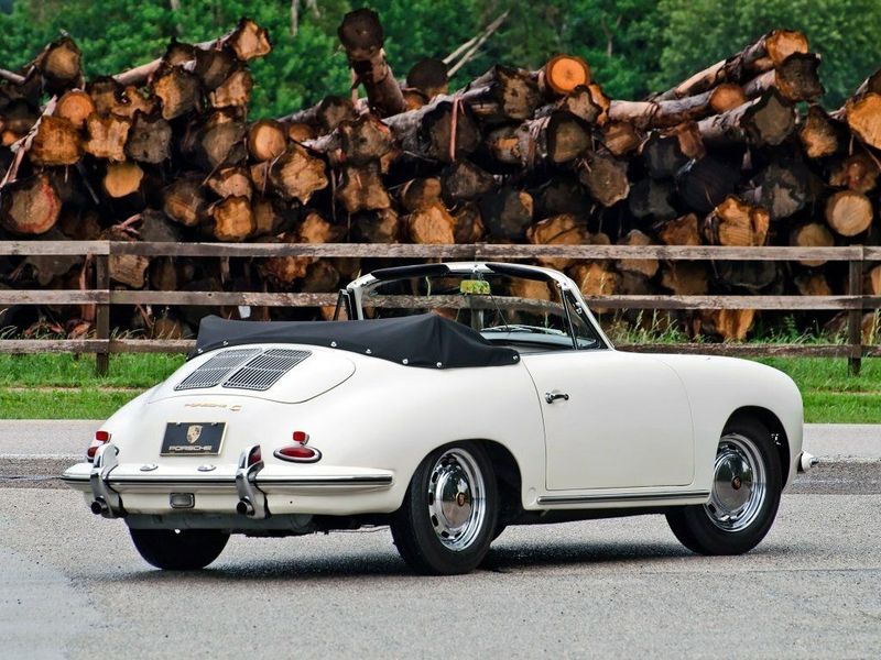 Porsche 356 IV (C), Кабриолет — вид сзади справа