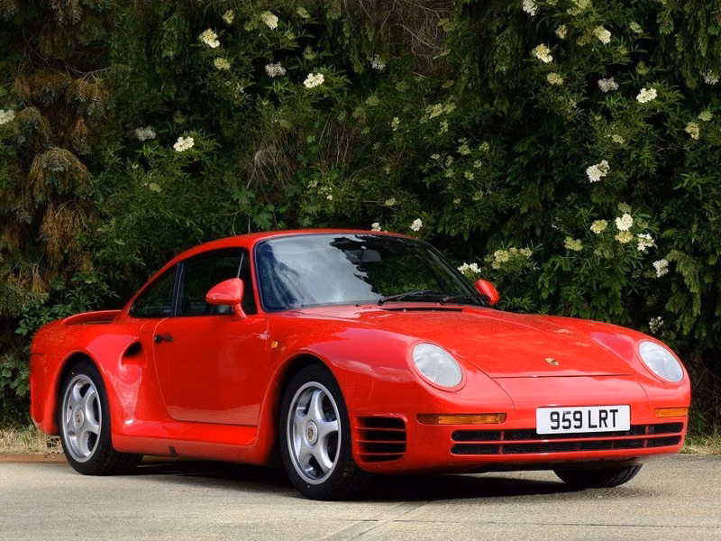 Porsche 959، كوبيه — منظر أمامي أيمن