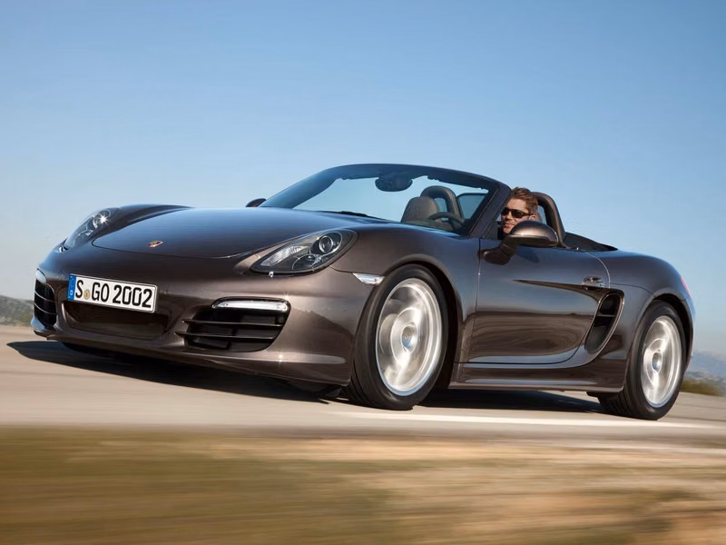 Porsche 718 Boxster ثالثاً (981)، رودستر — منظر أمامي أيمن
