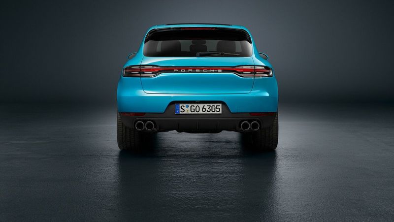 Porsche Macan I Рестайлинг, Внедорожник 5 дв. — вид сзади