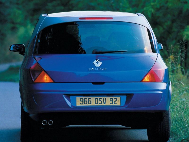 Renault Avantime, Компактвэн — вид сзади