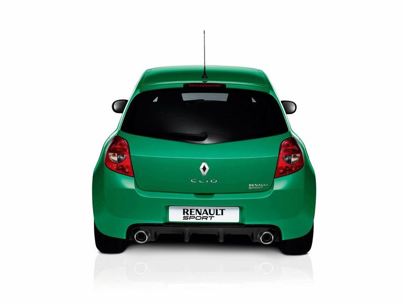 Renault Clio RS III Рестайлинг, Хэтчбек 3 дв. — вид сзади