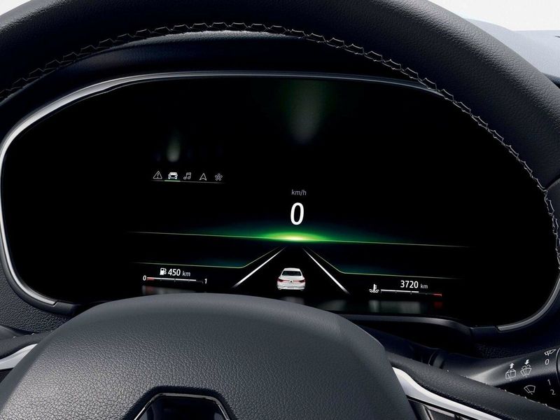Renault Megane IV Рестайлинг, Седан — панель приборов