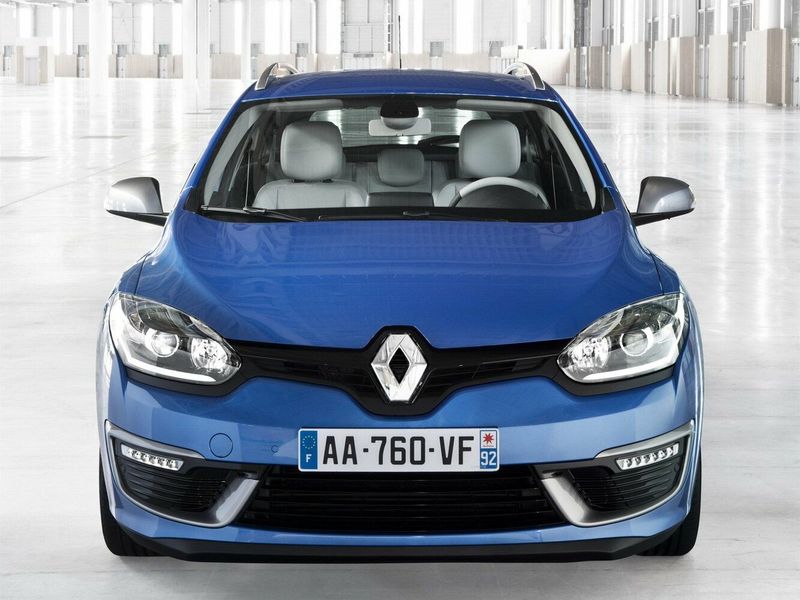 Renault Megane III Рестайлинг 2, Универсал 5 дв. — вид спереди
