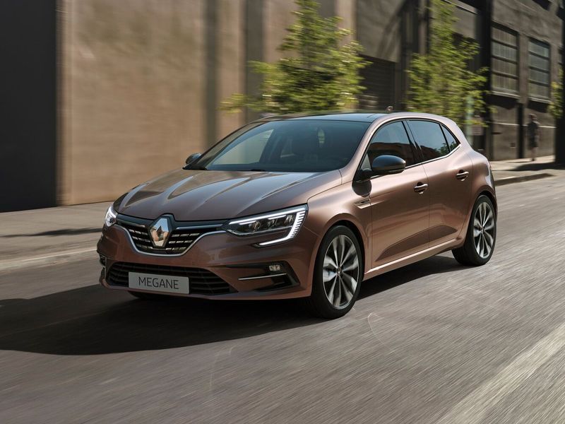 Renault Megane IV Рестайлинг, Хэтчбек 5 дв. — вид спереди справа