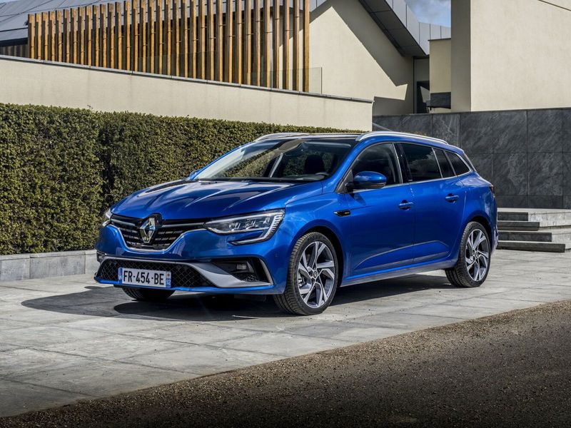 Renault Megane فيس ليفت IV، واجون 5 أبواب — منظر أمامي أيسر