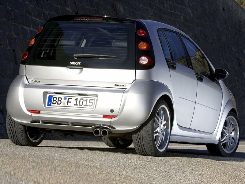 Smart Forfour I، هاتشباك 5 أبواب — منظر خلفي أيمن