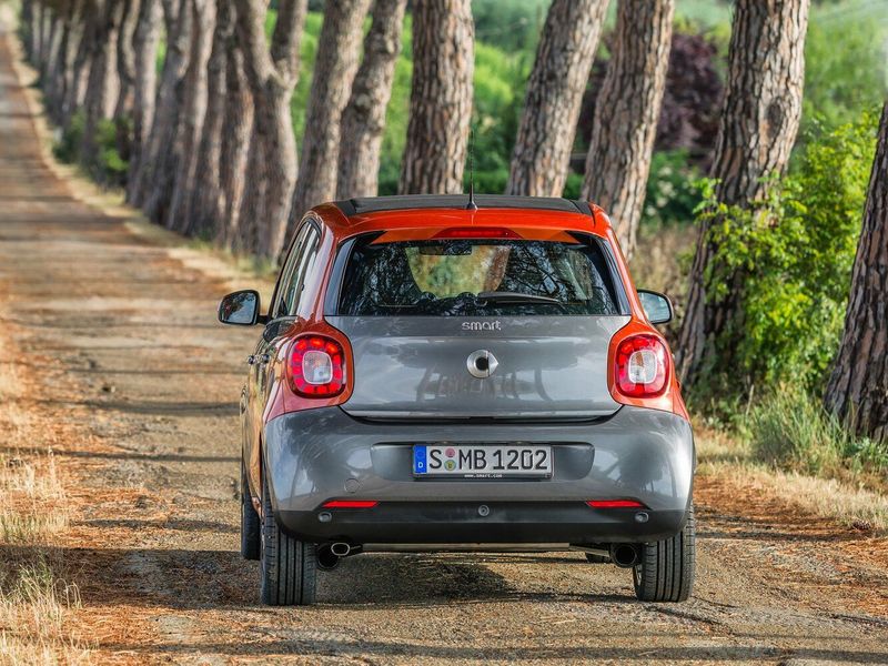 Smart Forfour II, Хэтчбек 5 дв. — вид сзади
