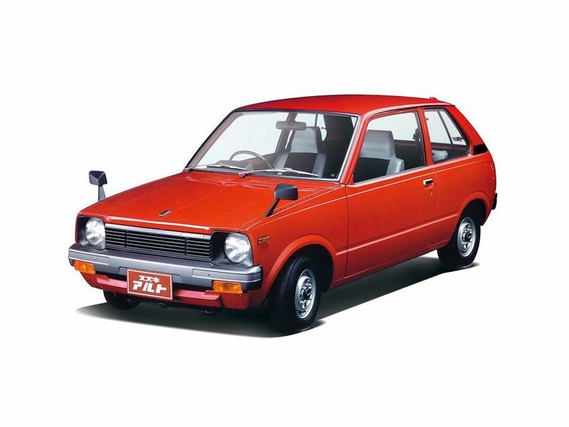 Suzuki Alto I, Хэтчбек 3 дв. — вид спереди слева