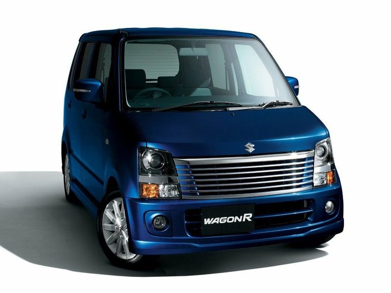 Suzuki Wagon R ثالثاً، هاتشباك 5 أبواب — منظر أمامي أيمن