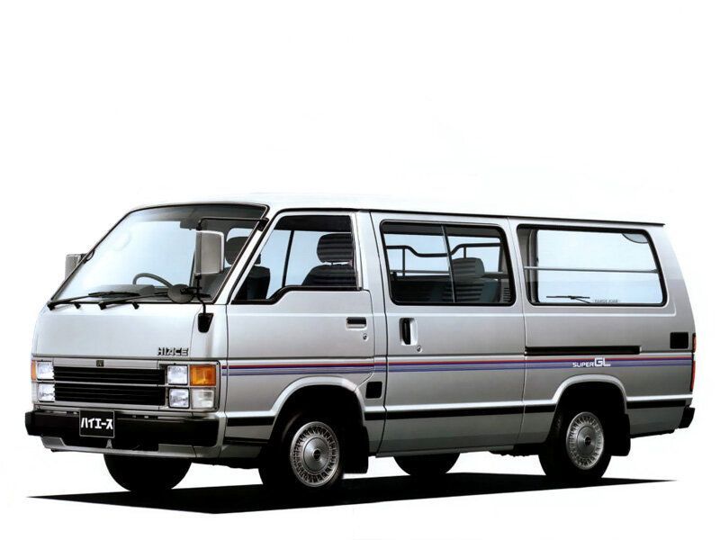 Toyota HiAce H50 H50 H60 H70، ميني فان — منظر أمامي أيسر