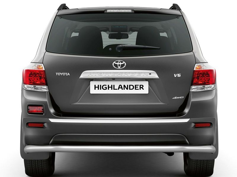 Toyota Highlander II (U40) Рестайлинг, Внедорожник 5 дв. — вид сзади