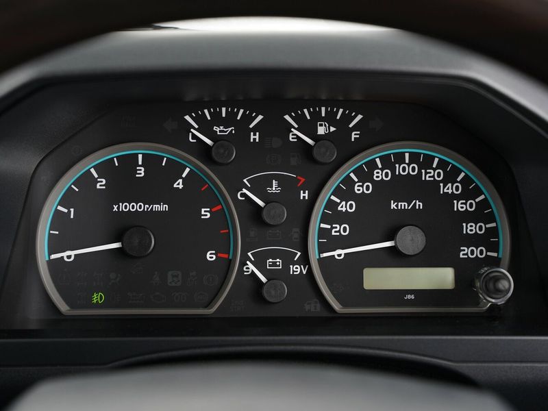 Toyota Land Cruiser 70 Series 70 Series Facelift 2، دفع رباعي 5 أبواب 78 — لوحة العدادات