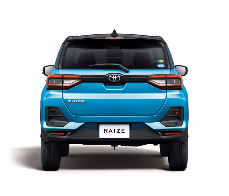 Toyota Raize I, Внедорожник 5 дв. — вид сзади