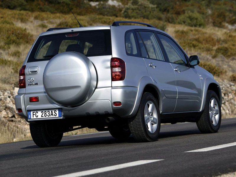 Toyota RAV4 فيس ليفت II (XA20) II (XA20)، دفع رباعي 5 أبواب — منظر خلفي أيمن
