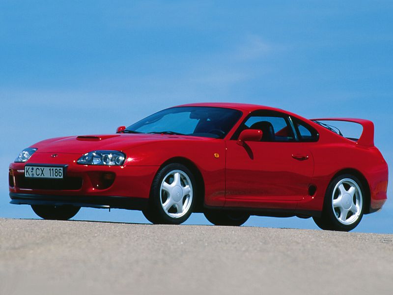 Toyota Supra IV (A80)، كوبيه — منظر أمامي أيمن