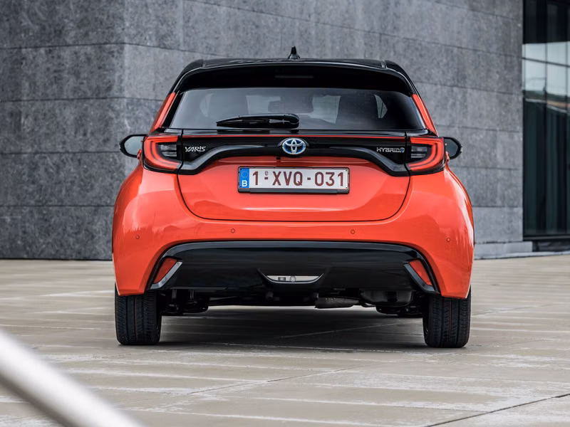 Toyota Yaris IV (XP210), Хэтчбек 5 дв. — вид сзади