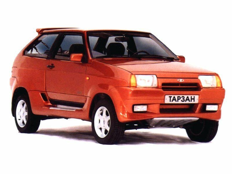 LADA (VAZ) 2108، دفع رباعي 3 أبواب Тарзан — منظر أمامي أيمن