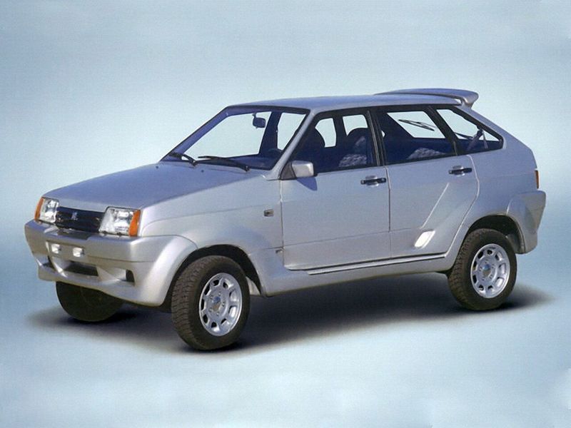 LADA (VAZ) 2109، دفع رباعي 5 أبواب Тарзан — منظر أمامي أيسر