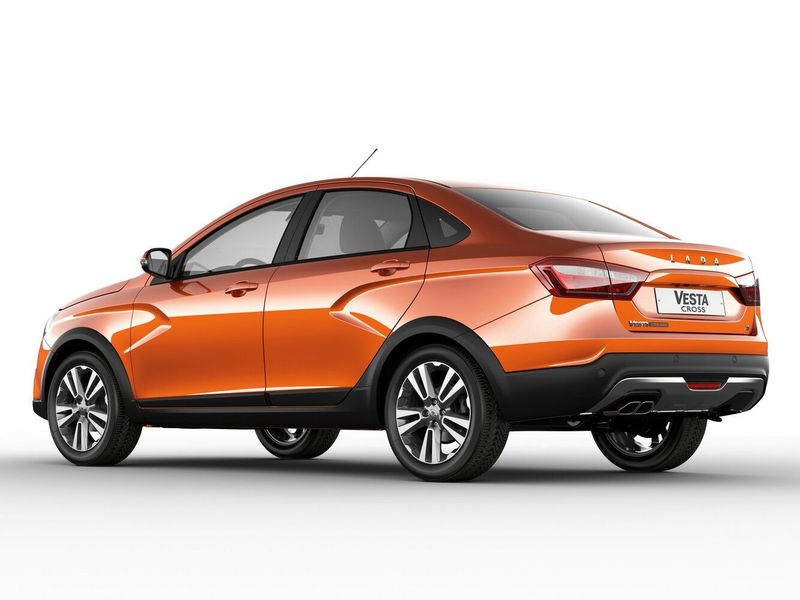 LADA (VAZ) Vesta I، سيدان Cross — منظر خلفي أيمن