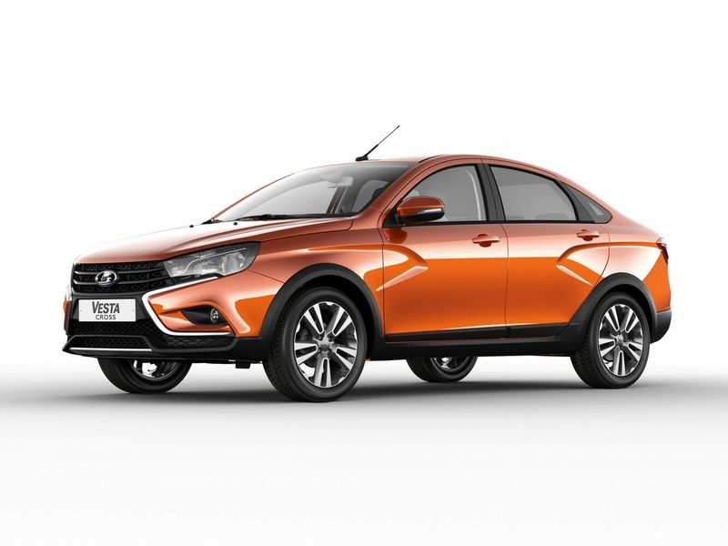 LADA (VAZ) Vesta I، سيدان Cross — منظر أمامي أيمن
