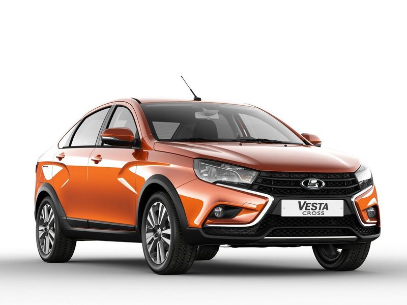 LADA (VAZ) Vesta I، سيدان Cross — منظر أمامي أيمن