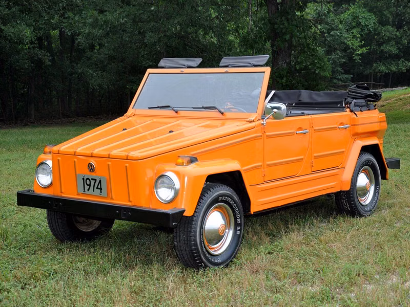 Volkswagen 181, Cabriolet — front-right view