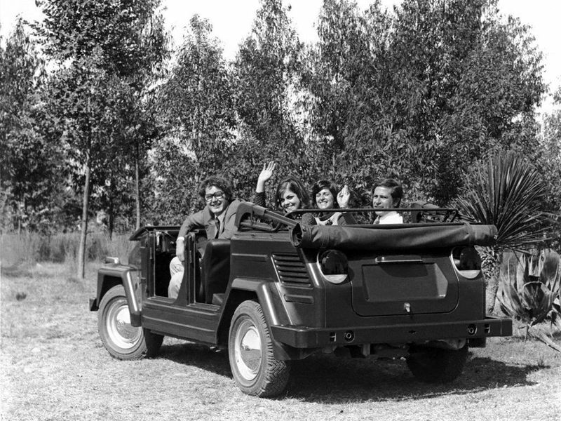 Volkswagen 181, Cabriolet — rear-left view