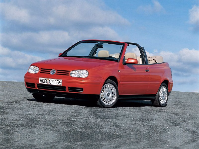 Volkswagen Golf رابعاً، قابلة للتحويل — منظر أمامي أيمن