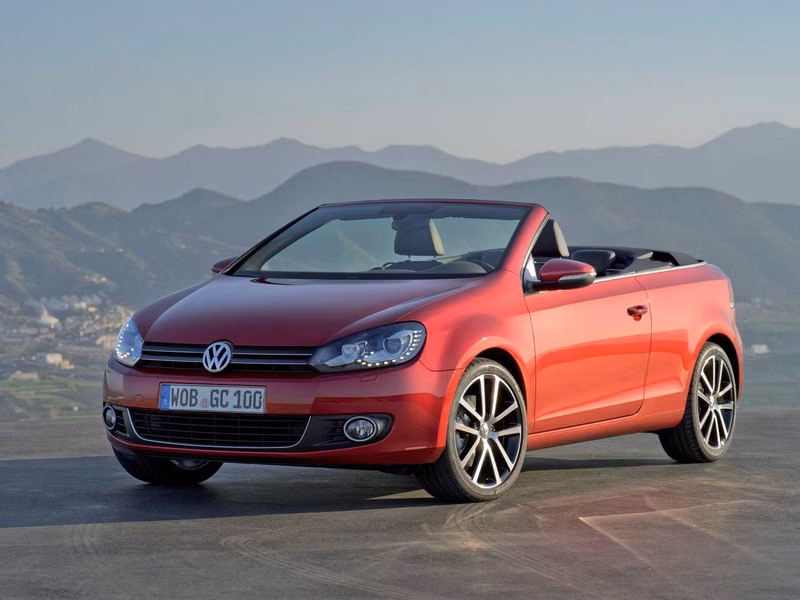Volkswagen Golf سادساً، قابلة للتحويل — منظر أمامي أيمن