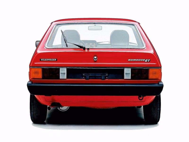Volkswagen Scirocco I، هاتشباك 3 أبواب — منظر خلفي